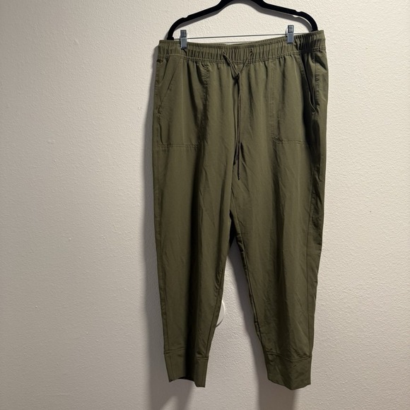 American Eagle Outfitters Pants - American Eagle Joggers Women's Size XL Olive Green Lightweight Elastic Waist